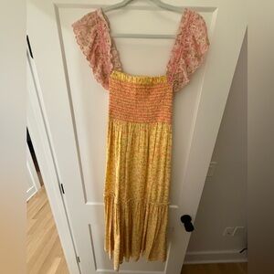 LoveShackFancy Constantine Smocked Dress